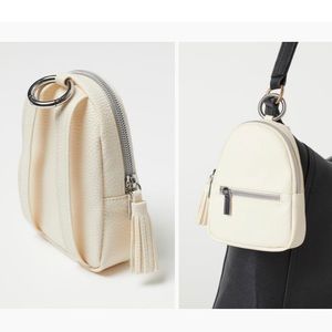h&m mini backpack keychain